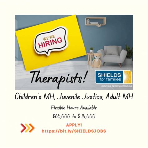 shields hire|SHIELDS for Families hiring Therapist (CMH 0